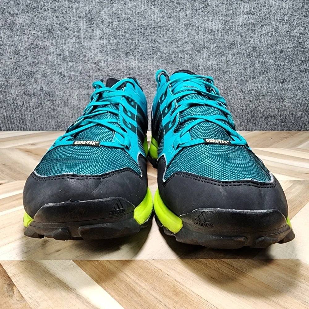Adidas Kanadia 7 TR GTX Gore-Tex Mens 14 Trail Running Shoes Solar Slime / Green